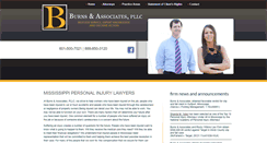 Desktop Screenshot of burnsandassociateslaw.com